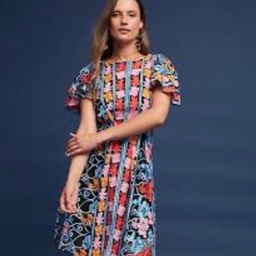 NWOT Eva Franco Anthropologie Floral Dress